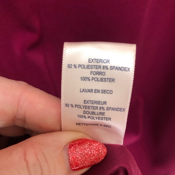 Eliza J Fuchsia Plum‎ Bell Sleeve Midi Sheath Dress. Size 6 - Picture 13 of 16
